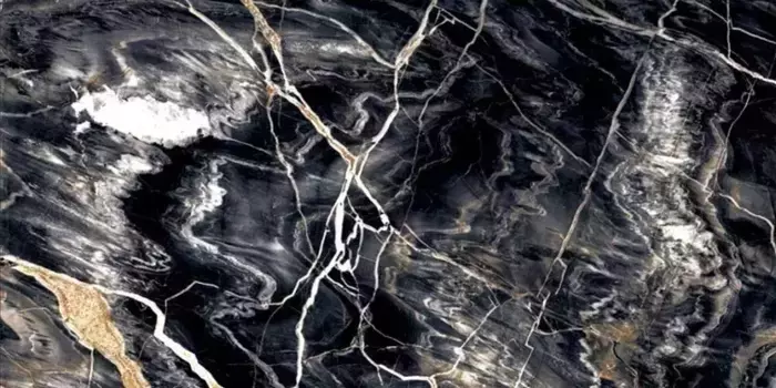 Напольная плитка «Infinity Ceramica» Terrazini High Glossy 120x60 IT/Nordic Black nero