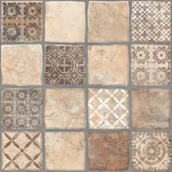 Напольная плитка «Керамин» Карфаген 3Д Matt. 40x40 СК000029035 светло-бежевый