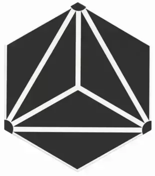 Напольная плитка «Realonda Ceramica (Испания)» Osaka 33x28,5 Black