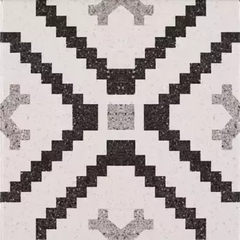 Напольный декор «Pamesa» Deco Lempicka 1 Matt. 22,3х22,3 015.826.0001.00332 чёрно-белый