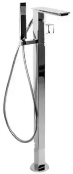 Напольный смеситель для ванны «Bravat» Phillis F656101C-B3 хром с коннектором