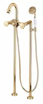 Напольный смеситель для ванны «Cezares» APHRODITE-VDP-03/24-O золото