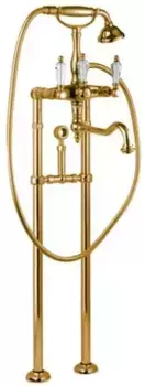 Напольный смеситель для ванны «Cezares» DIAMOND-VDPS2-03/24-Sw золото