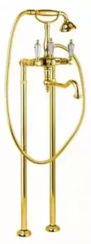 Напольный смеситель для ванны «Cezares» DIAMOND-VDP2-03/24-Sw золото