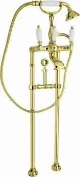 Напольный смеситель для ванны «Cezares» FIRST-VDPS-03/24-Bi золото