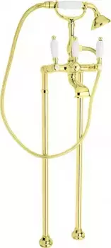 Напольный смеситель для ванны «Cezares» FIRST-VDP-03/24-Bi золото