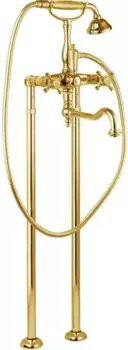 Напольный смеситель для ванны «Cezares» GOLF-VDP2-03/24-M золото