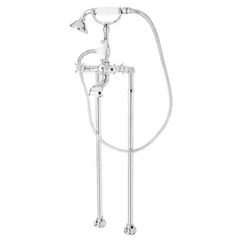 Напольный смеситель для ванны «Cezares» LORD-VDP-01-M хром