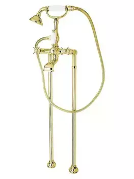 Напольный смеситель для ванны «Cezares» LORD-VDP-03/24-M золото
