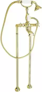 Напольный смеситель для ванны «Cezares» LORD-VDP-03/24-Bi золото