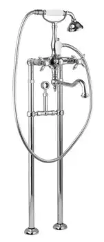 Напольный смеситель для ванны «Cezares» NOSTALGIA-VDPS2-01-Bi хром