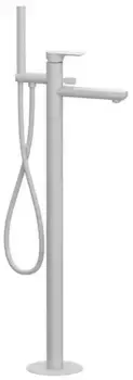 Напольный смеситель для ванны «Remer» Infinity I08BO белый матовый