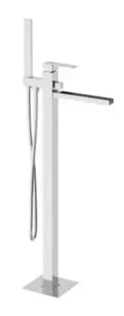 Напольный смеситель для ванны «Remer» Qubica Cascata QC08 хром