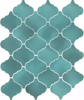 Настенная мозаика «Kerama Marazzi» Арабески Майолика 30x26 65006 бирюза