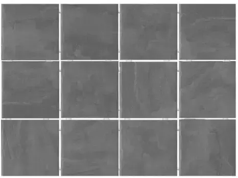 Настенная мозаика «Kerama Marazzi» Дегре Matt. (комплект из 12 шт.) 39,8x29,8 1300H серый тёмный