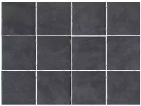 Настенная мозаика «Kerama Marazzi» Дегре Matt. (комплект из 12 шт.) 39,8x29,8 1301H чёрный