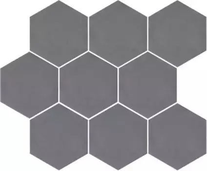 Настенная мозаика «Kerama Marazzi» Тюрен (комплект из 9 шт.) 37x31 SG1002N серый тёмный