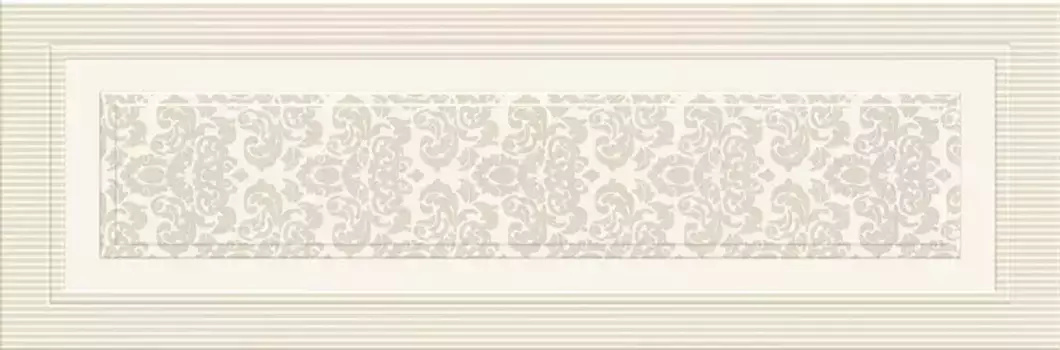 Настенная панель с декором «Eurotile Ceramica» Valentino 222 Glossy 69,5x24,5 GrK00015333 бежевый