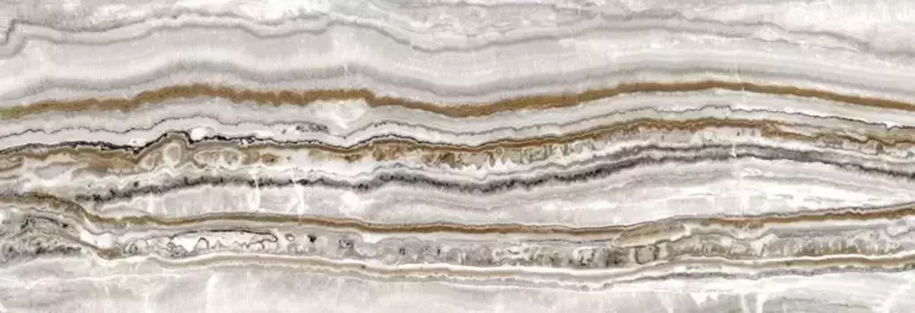 Настенная плитка «Alma Ceramica» Fluid Art 90x30 TWU93FDA40R серо-коричневый