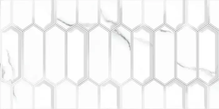 Настенная плитка «Azori» Calacatta Opaco Diamond Matt. 63х31,5 СК000042899 бело-серый