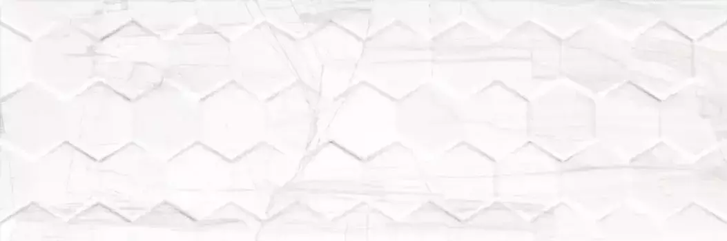 Настенная плитка «Ceramika Konskie» Brennero Hexagon 75x25 white
