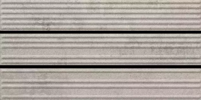 Настенная плитка «Ceramika Paradyz» Carrizo Stripes Mix Matt. 40х6,6 struktura 80949 grey