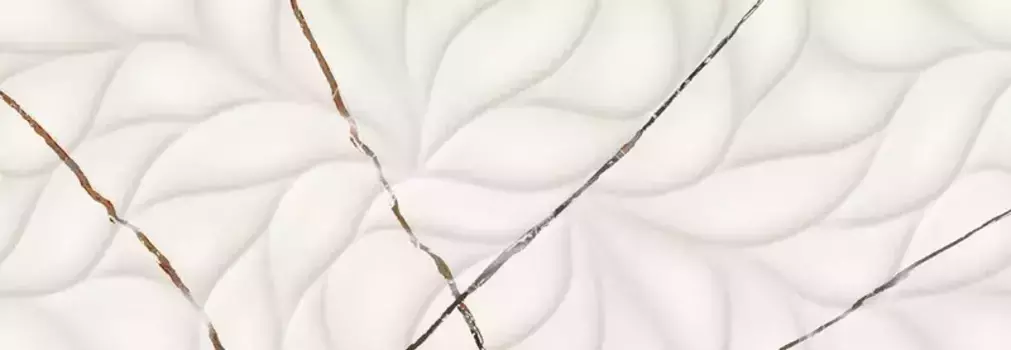 Настенная плитка «Eletto Ceramica» Bianco Covelano Glossy 70x24,2 stuttura 508151101 белый