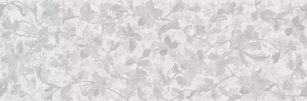 Настенная плитка «Emigres» Microcemento Floral Satin. 90x30 blanco