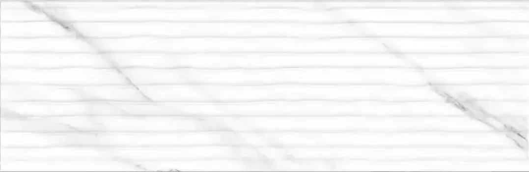 Настенная плитка «Eurotile Ceramica» Madison 243 Glossy 100x32,5 01-00109094 белый