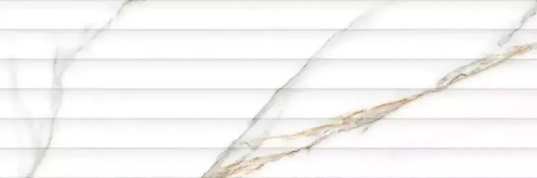 Настенная плитка «Gravita» Statuario Iron Linea Glossy 90x30 78801866 ore