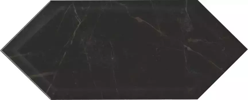Настенная плитка «Kerama Marazzi» Келуш 34x14 грань 35010 чёрный