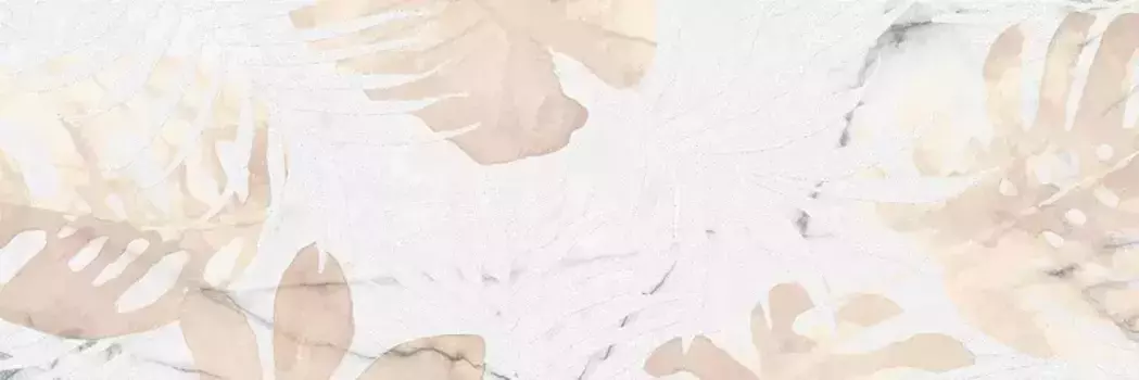 Настенная плитка «Керамин» Илиада 3Д Glossy 90x30 СК000041220 бежевый