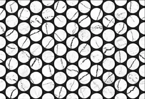 Настенная плитка «Керамин» Помпеи 7 тип 1 Glossy 40x27,5 СК000017737 белый