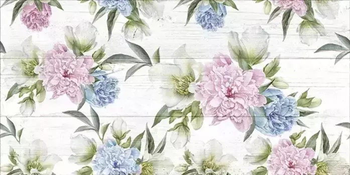 Настенная плитка «Laparet» Land 40x20 08-00-01-2672 белый узор