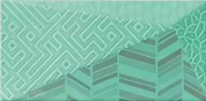 Настенная плитка «Mainzu» Diamond (mix 7) 20x10 PT02596 Emerald Fancy