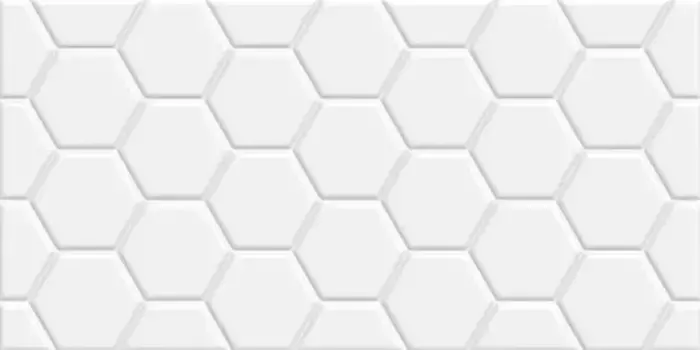 Настенная плитка «New Trend» Edelweiss Hexagon Matt. 60x30 WT36EDW15 white