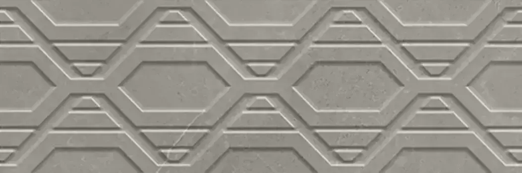 Настенный декор «Azteca» Dubai R90 Oxo Glossy 90х30 918467 taupe