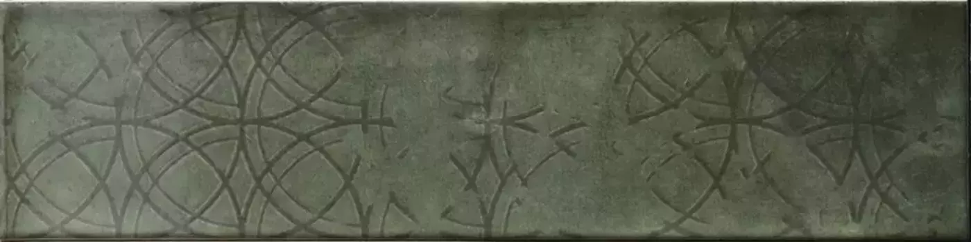 Настенный декор «Cifre Ceramica» Omnia Glossy 30x7,5 300000000000042918 green