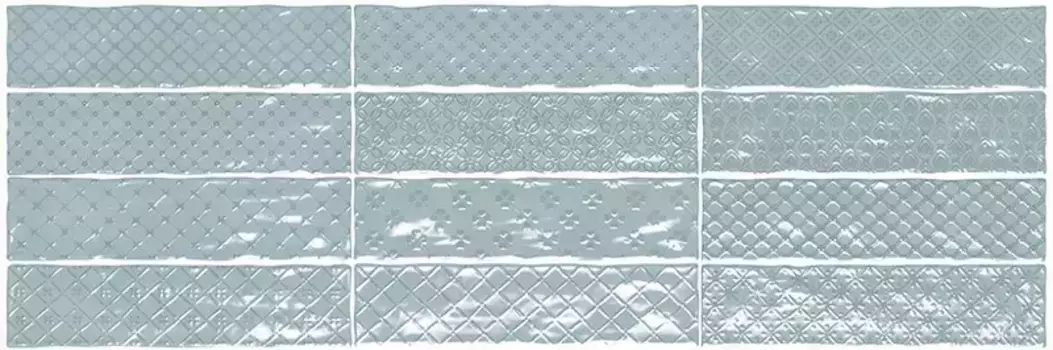 Настенный декор «El Barco» Music Glossy 30x7,5 azul