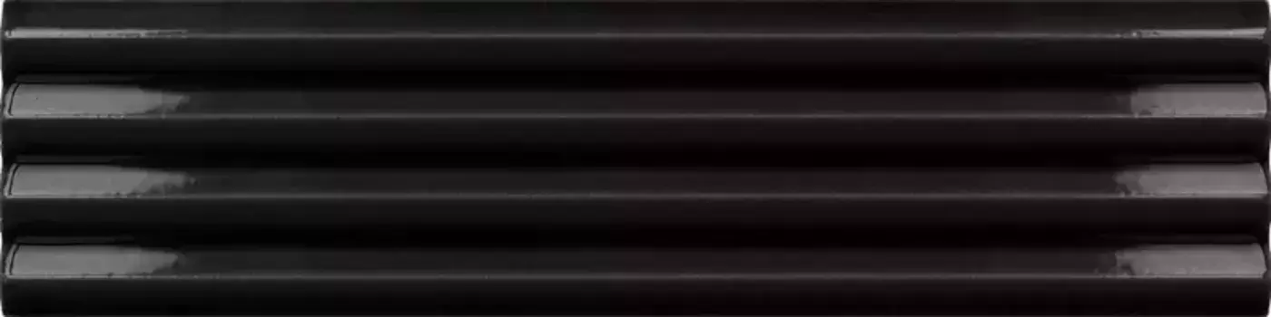 Настенный декор «Equipe Ceramicas» Costa Nova Praia Glossy 20x5 28468 black