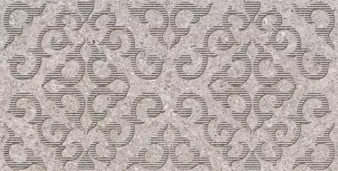 Настенный декор «Тянь-Шань Керамик» Алькон Glossy 60x30 TP3625H светло-серый