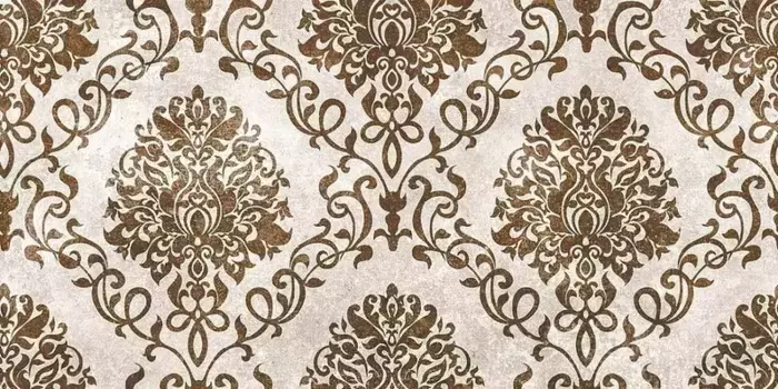 Настенный декор «Тянь-Шань Керамик» Дриада Matt. 60x30 узор TP3650HM светло-серый