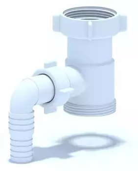 Отвод для стиральной машины «АНИпласт» M110 1 1/2"*40