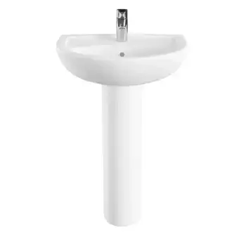 Пьедестал «Norm» Fit фарфоровый белый