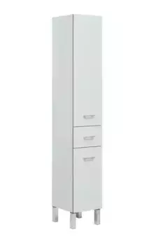 Пенал «Aquanet» Верона 35 белый матовый правый