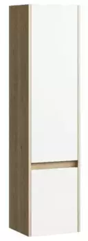 Пенал «Aqwella» Сити 35 подвесной белый/дуб балтийский универсальный