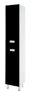 Пенал «Bellezza» Пегас 35 чёрный/белый левый