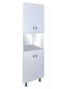 Пенал «Bellezza» Тина 35 угловой белый