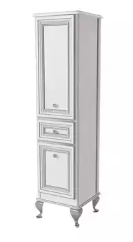 Пенал «Caprigo» Фреско 40 bianco alluminio левый