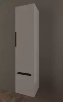 Пенал «Cezares» Urban 35 подвесной Grigio opaco правый